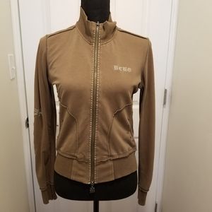 BCBGMaxazria zip up jacket with accents Size S
